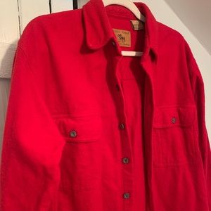 Men’s Moose Creek Red Cotton Flannel